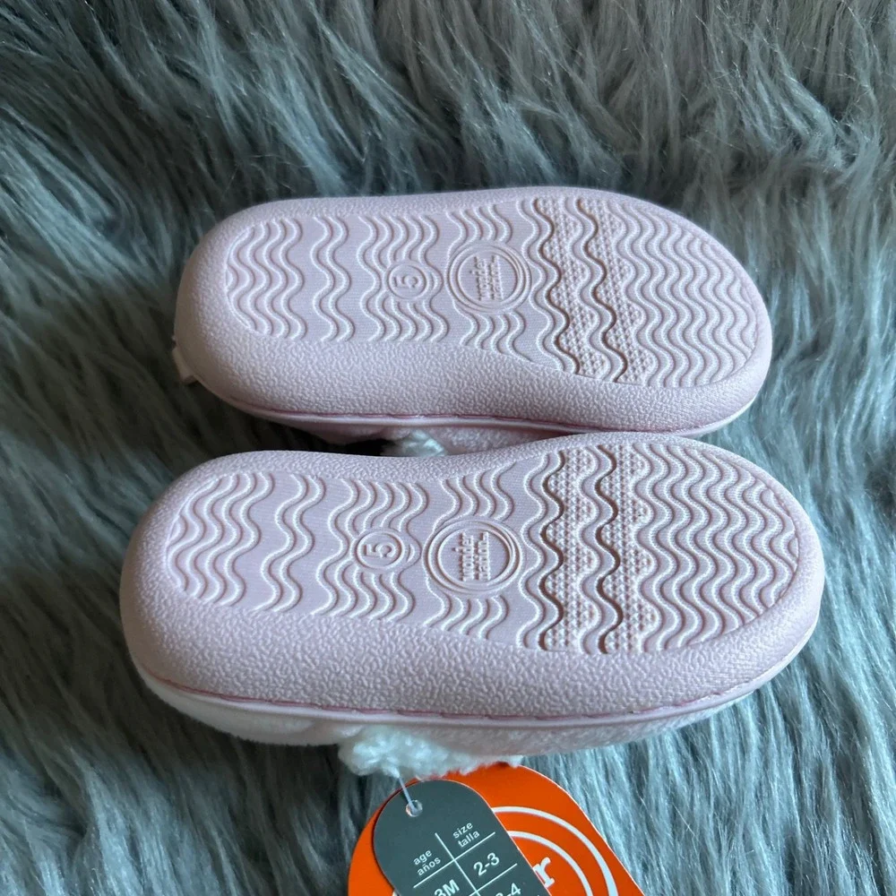 Wonder Nation Slippers Toddler Girl Size 5 